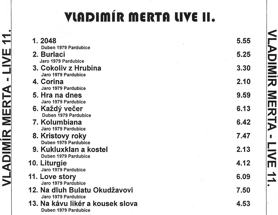 VLADIMR MERTA - LIVE 11