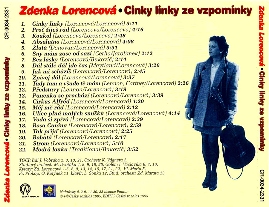 ZDENKA LORENCOV - CINKY LINKY ZE VZPOMNKY 