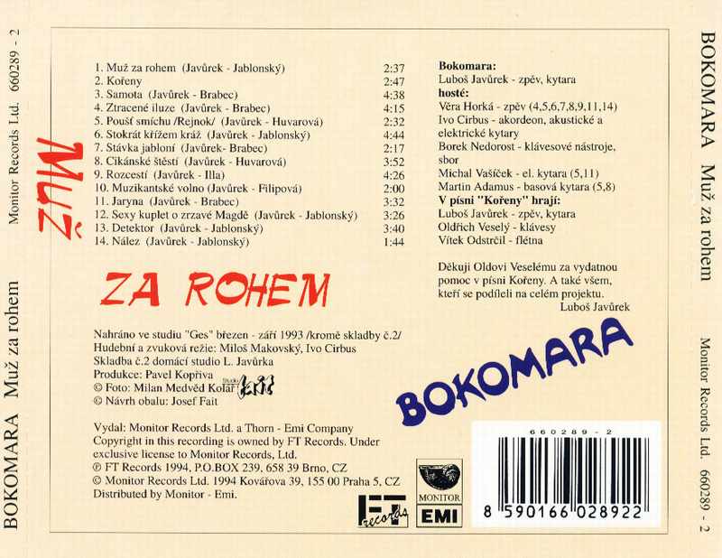 BOKOMARA - MU ZA ROHEM