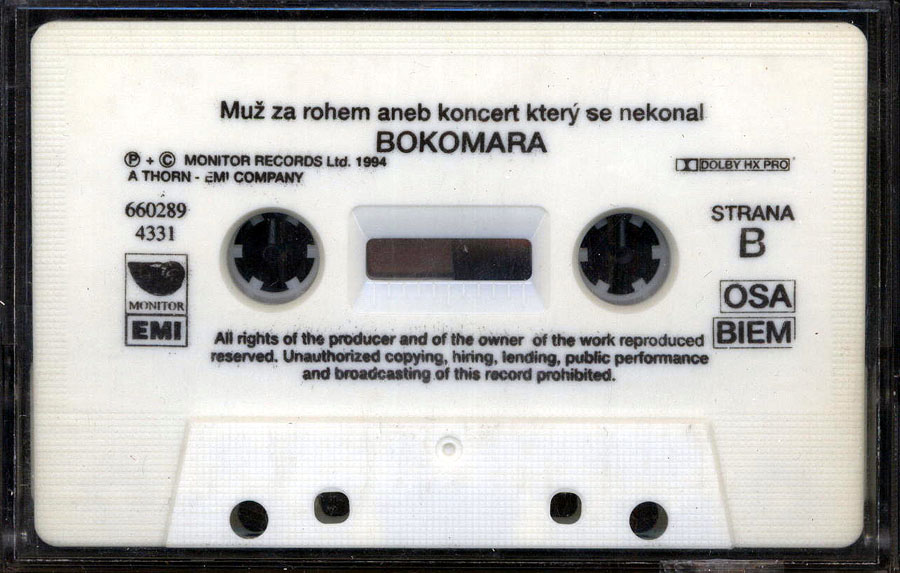 BOKOMARA - MU ZA ROHEM