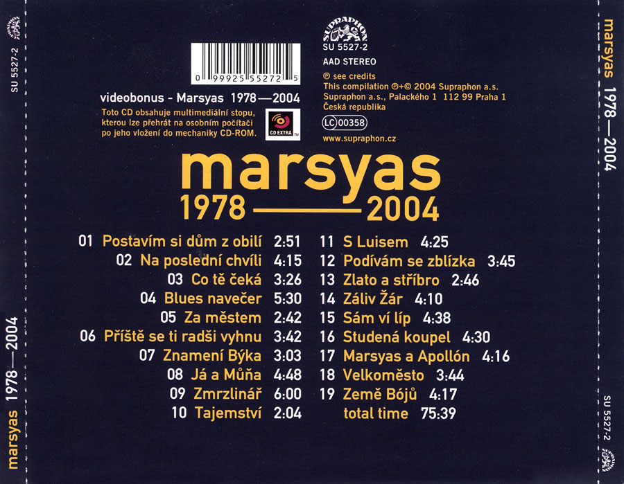 MARSYAS - 1978-2004