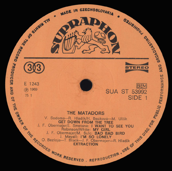 THE MATADORS - THE MATADORS (ARTIA) 3