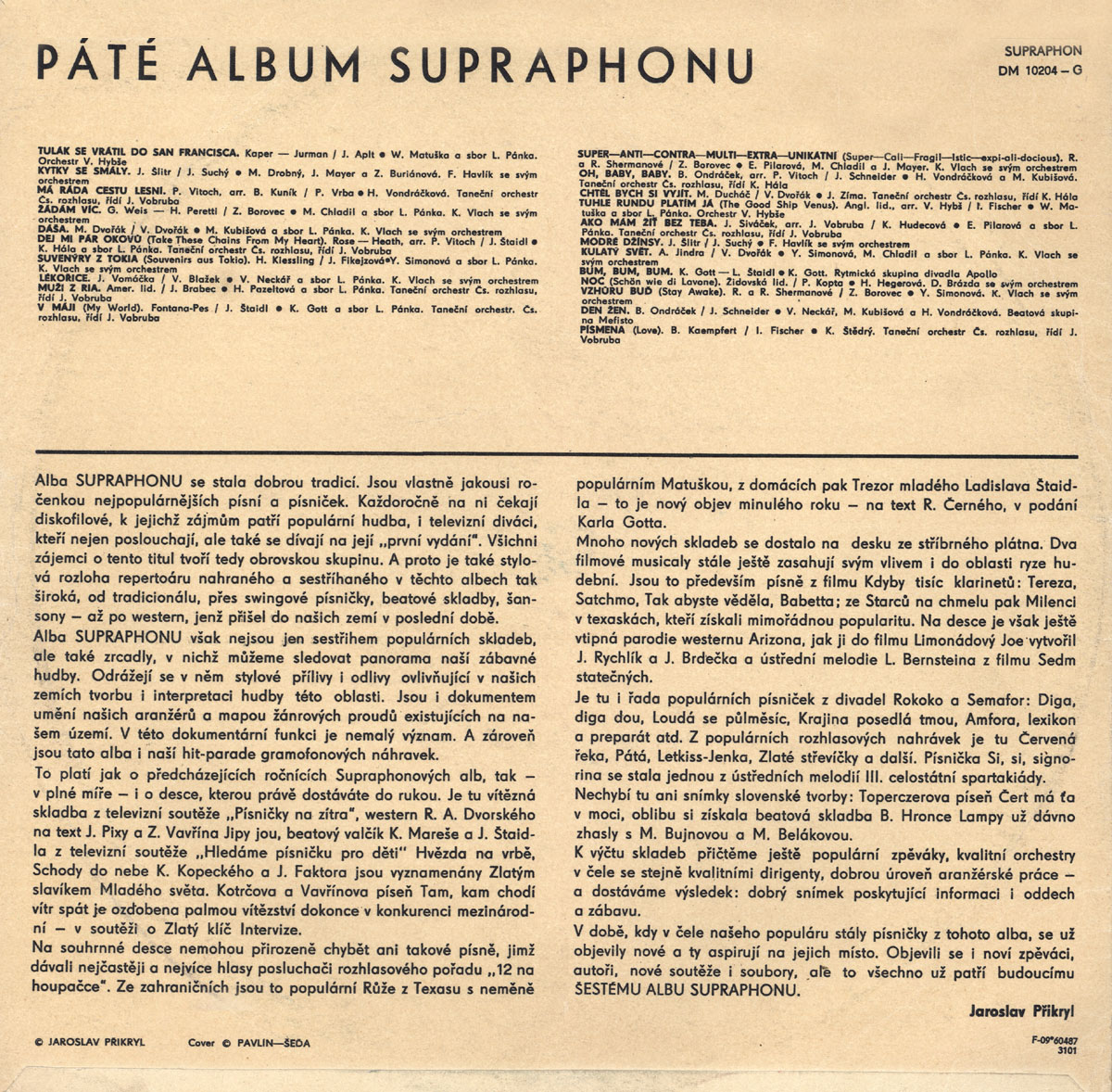 5. ALBUM SUPRAPHONU