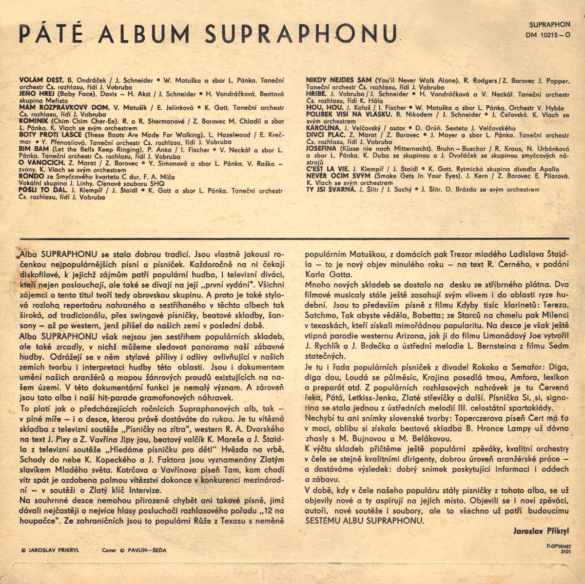 5. ALBUM SUPRAPHONU