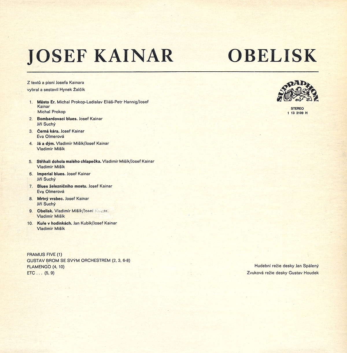 JOSEF KAINAR / OBELISK