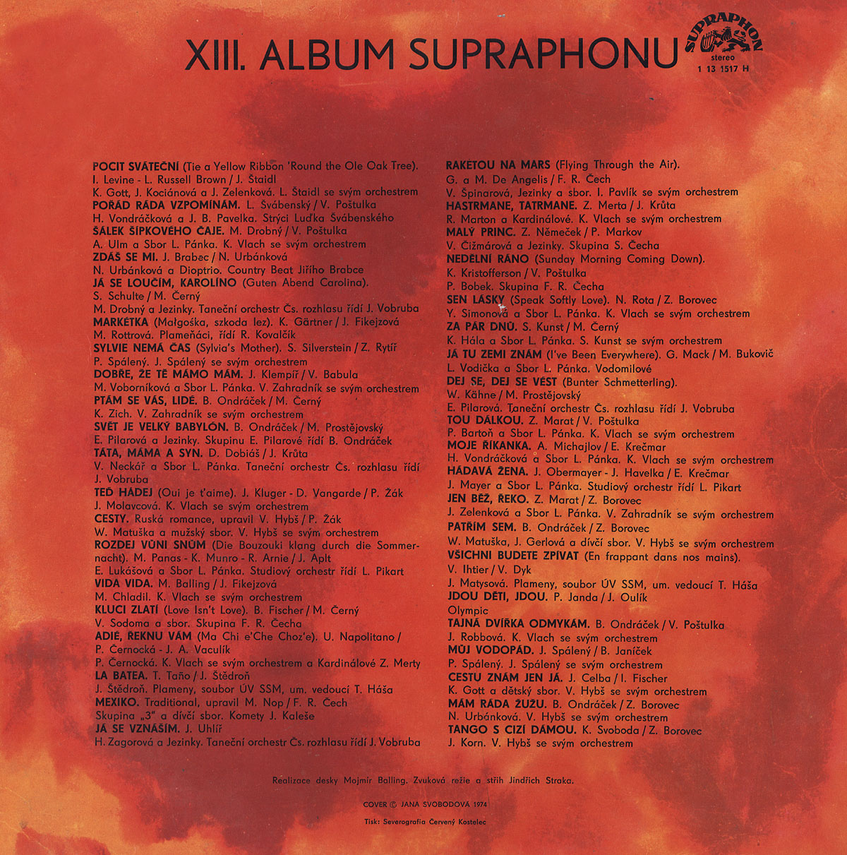 XVI. ALBUM SUPRAPHONU