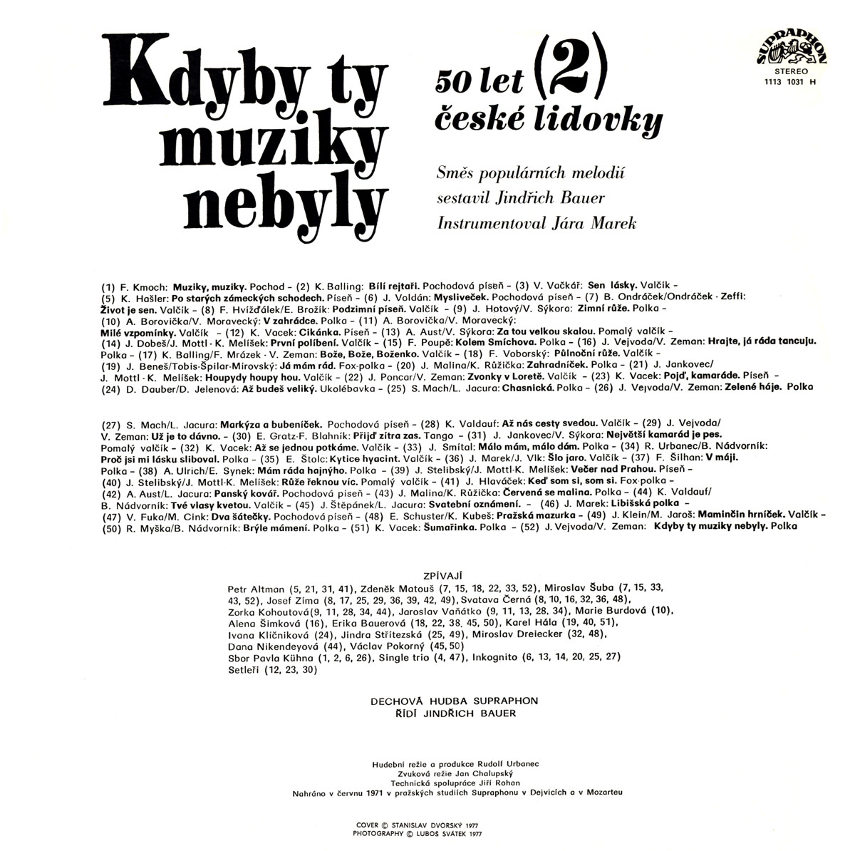 KDYBY TY MUZIKY BEBYLY