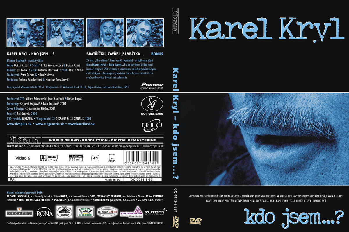 KAREL KRYL - KDO JSEM...? dvd