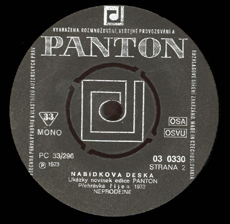 Nabdkov deska novinek Panton 1973 4