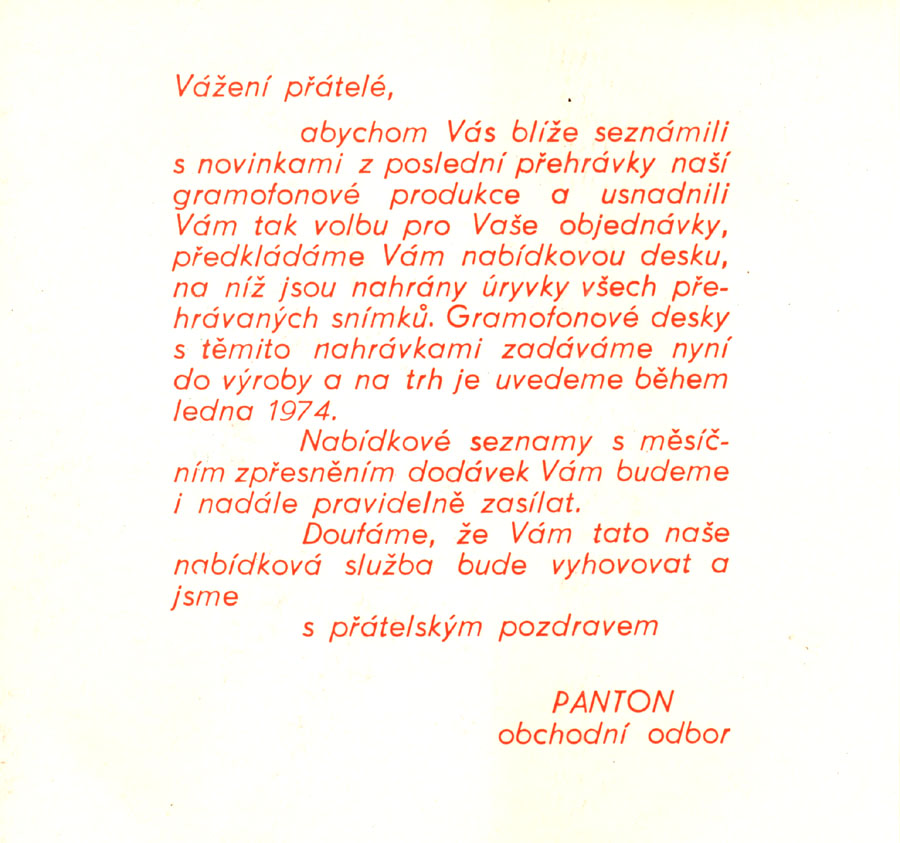 Nabdkov deska novinek Panton 1973 5