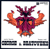 Obal SP PETR NOVK / GEORGE & BEATOVENS - Happy End / Non boue