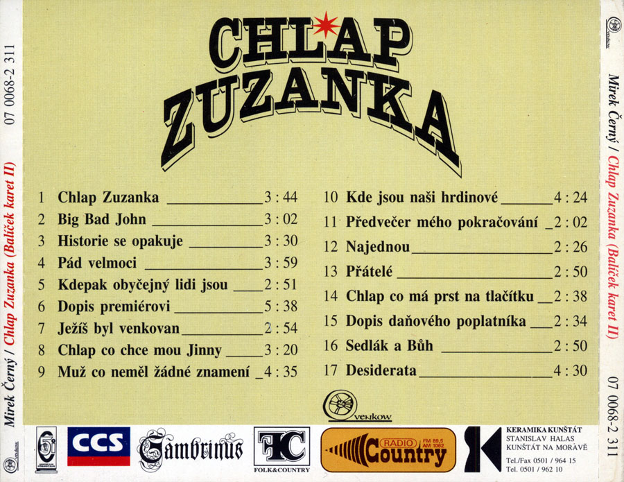 MIREK ERN - CHLAP ZUZANKA ( BALEK KARET 2 )