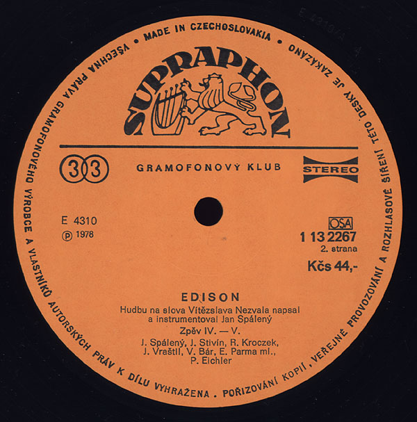 JAN SPLEN - EDISON