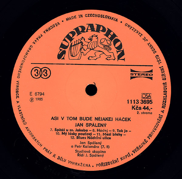 JAN SPLEN - ASI V TOM BUDE NJAKEJ HEK
