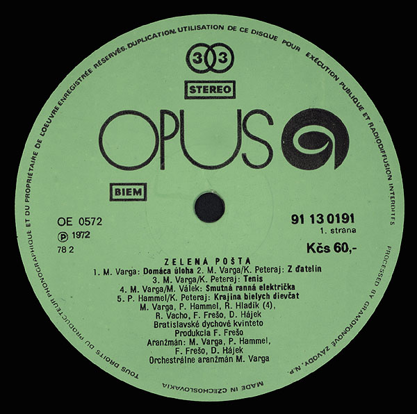  P.HAMMEL, M.VARGA & R.HLADK - ZELEN POTA 7