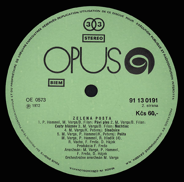  P.HAMMEL, M.VARGA & R.HLADK - ZELEN POTA 8