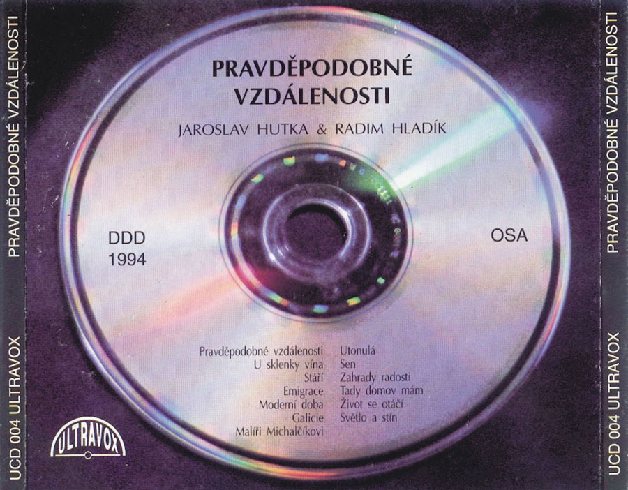  JAROSLAV HUTKA & RADIM HLADK - PRAVDPODOBN VZDLENOSTI   2