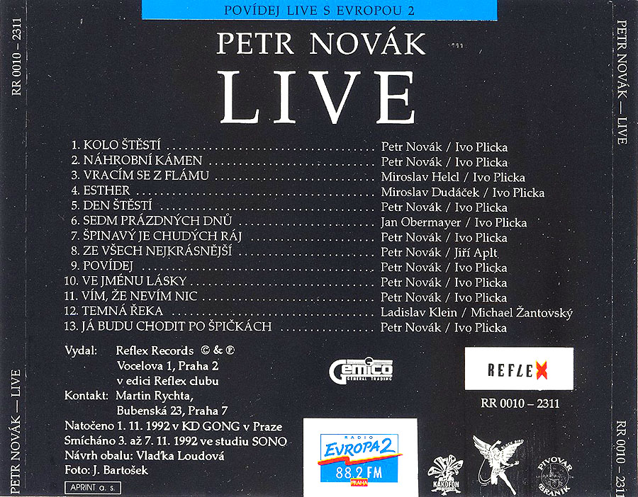 PETR NOVK / LIVE  2