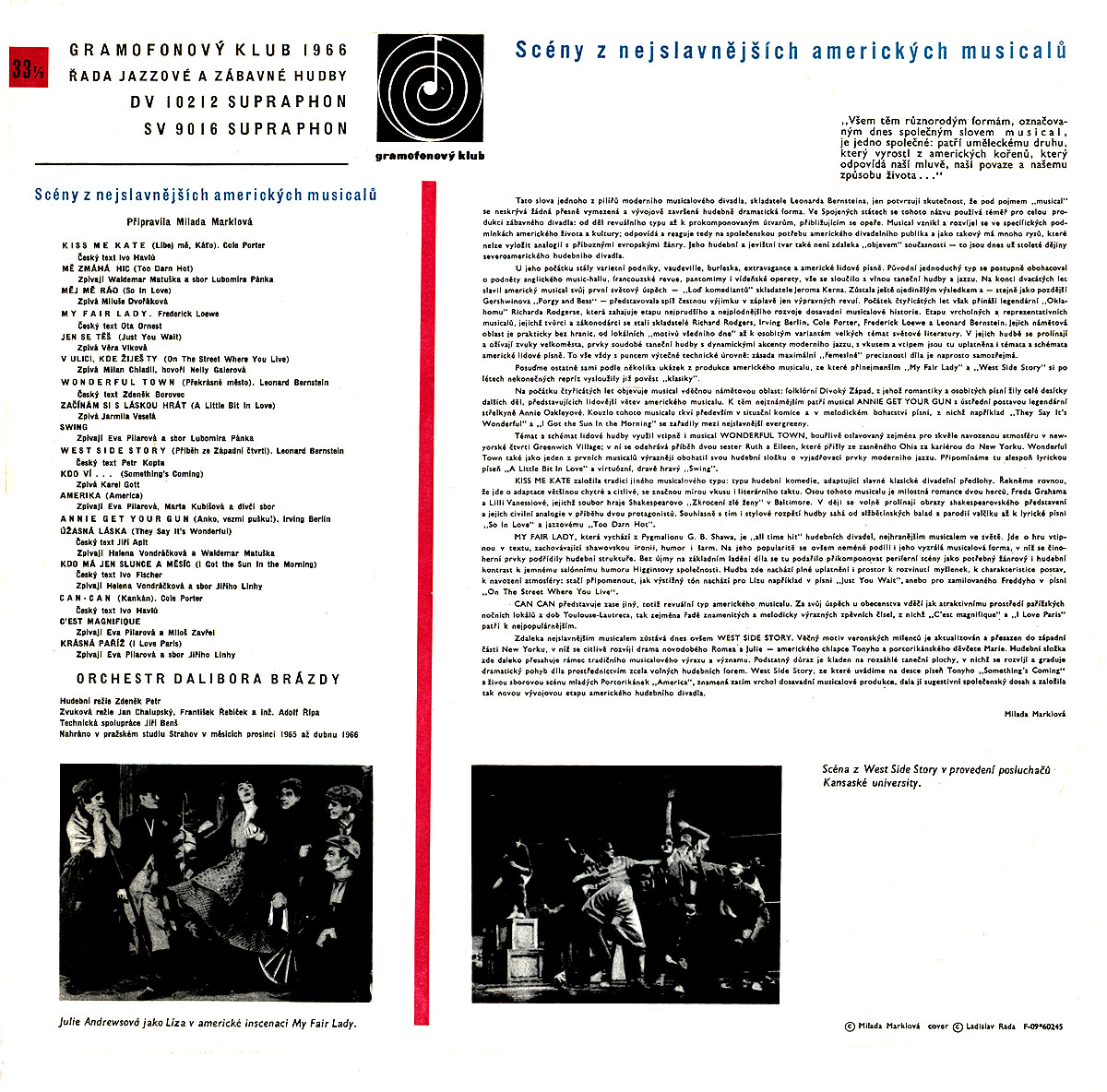SCNY Z NEJSLAVNJCH AMERICKCH MUSICL 