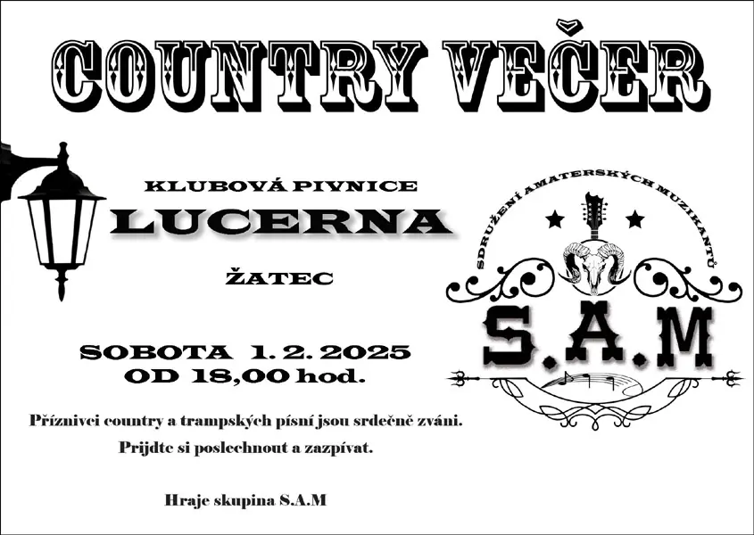 Klubová pivnice Lucerna Žatec 1.2.25