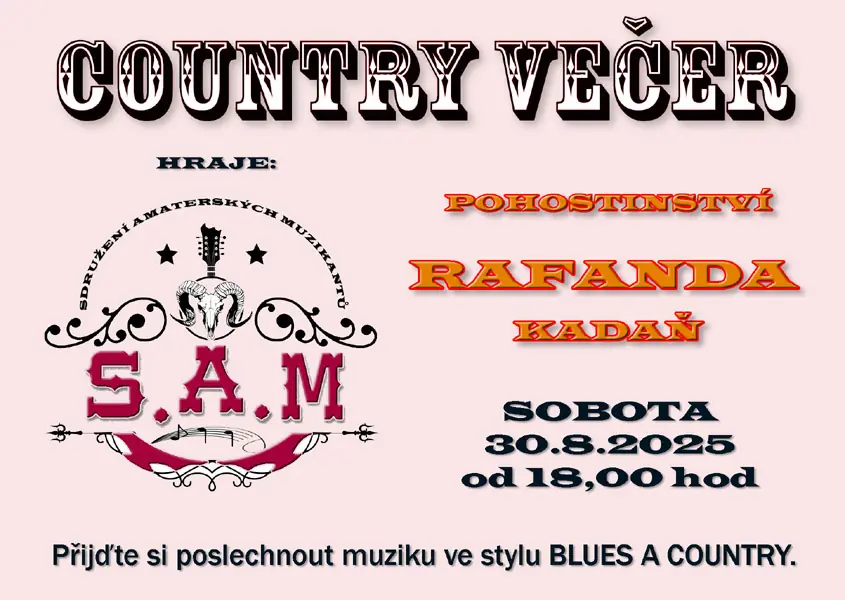 Restaurace  Rafanda Kadaň, 30.8.2025